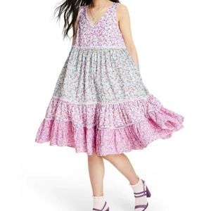 NWOT LOVESHACKFANCY x Target CamilleFloral Babydoll Dress XS